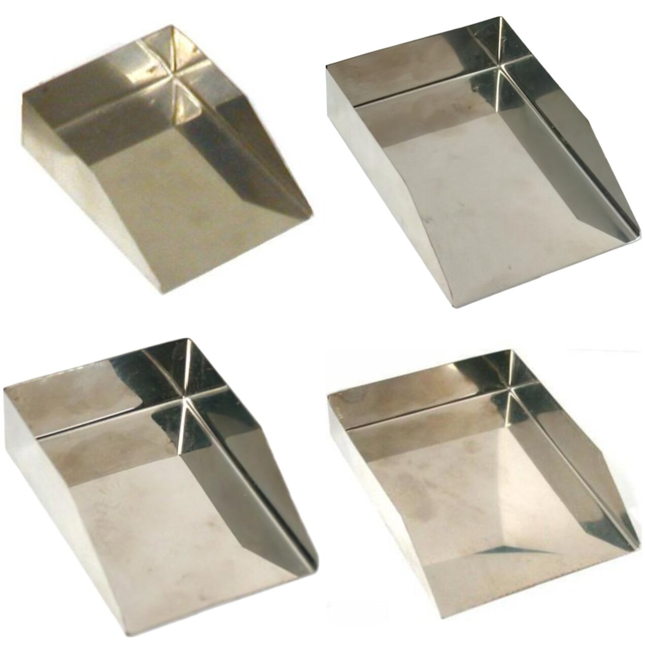 4 Rectangle Shovel Scoop Beads Gemstones Pearl Jewelry Pickup Tools Size 1,3,4,6